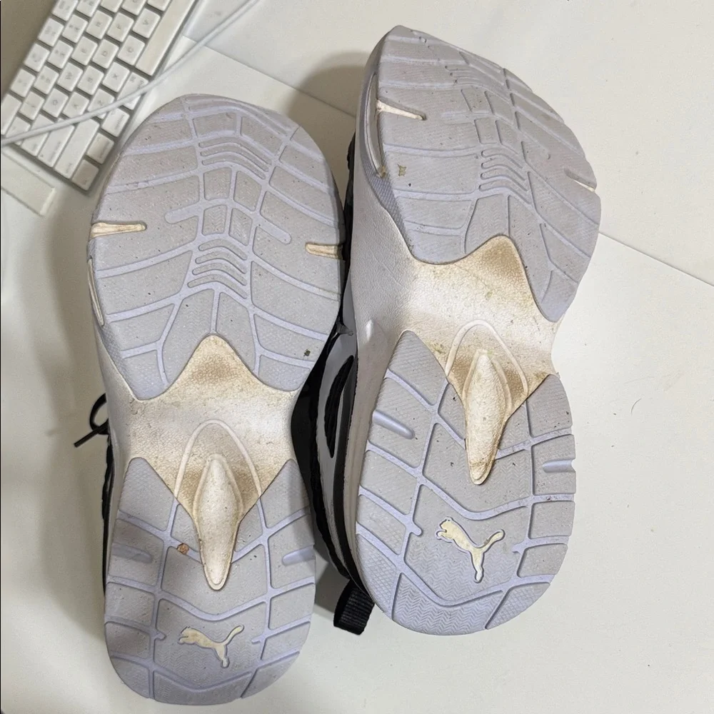 PUMA Black and Gray Athletic Shoes